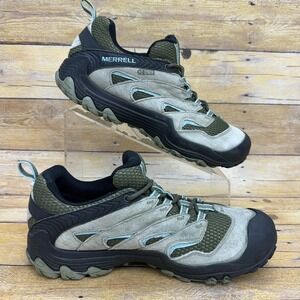 Merrell ChameleonHiking Shoe Women's Sz 10 .5 Dusty Olive Waterproof Outdoor